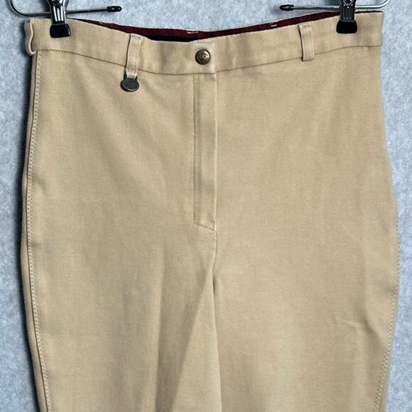 On‎ Course 30x25 Equestrian Riding Pants Breeches Tan Suede Inner Stretchy horse - Picture 11 of 14